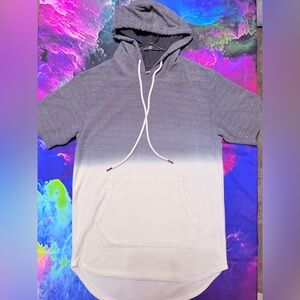 JACKSON Heather Gray Hoodie with Drawstrings
